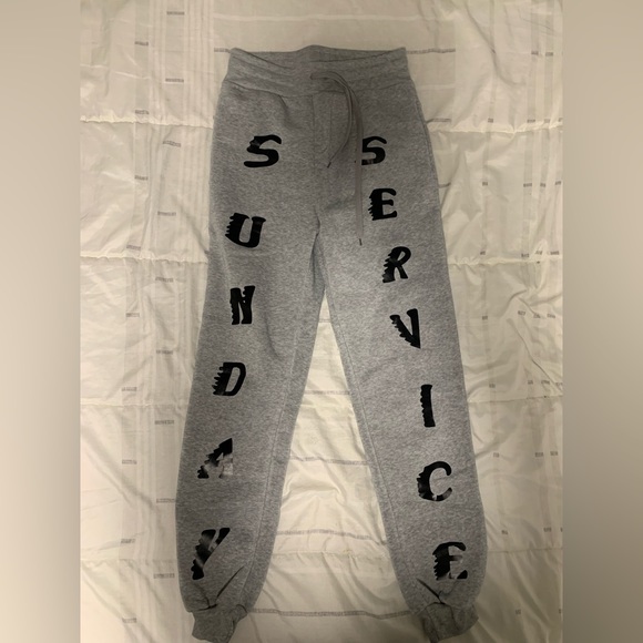 Grey Sunday Service Sweats - Picture 1 of 1